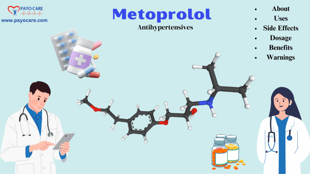 Metoprolol: Uses, Benefits, Side Effects, Dosage, Warnings, and More Metoprolol: Uses, Benefits, Side Effects, Dosage, Warnings, and More